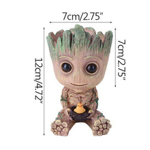 Load image into Gallery viewer, Baby Groot Flowerpot Flower Pot Planter Figurines Tree Man Cute Model Pen Pot Accessories Garden Planter Flower Pot Kids Gift