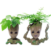 Load image into Gallery viewer, Baby Groot Flowerpot Flower Pot Planter Figurines Tree Man Cute Model Pen Pot Accessories Garden Planter Flower Pot Kids Gift