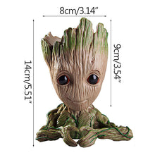 Load image into Gallery viewer, Baby Groot Flowerpot Flower Pot Planter Figurines Tree Man Cute Model Pen Pot Accessories Garden Planter Flower Pot Kids Gift
