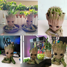 Load image into Gallery viewer, Baby Groot Flowerpot Flower Pot Planter Figurines Tree Man Cute Model Pen Pot Accessories Garden Planter Flower Pot Kids Gift
