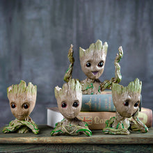 Load image into Gallery viewer, Baby Groot Flowerpot Flower Pot Planter Figurines Tree Man Cute Model Pen Pot Accessories Garden Planter Flower Pot Kids Gift
