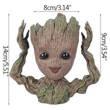 Load image into Gallery viewer, Baby Groot Flowerpot Flower Pot Planter Figurines Tree Man Cute Model Pen Pot Accessories Garden Planter Flower Pot Kids Gift
